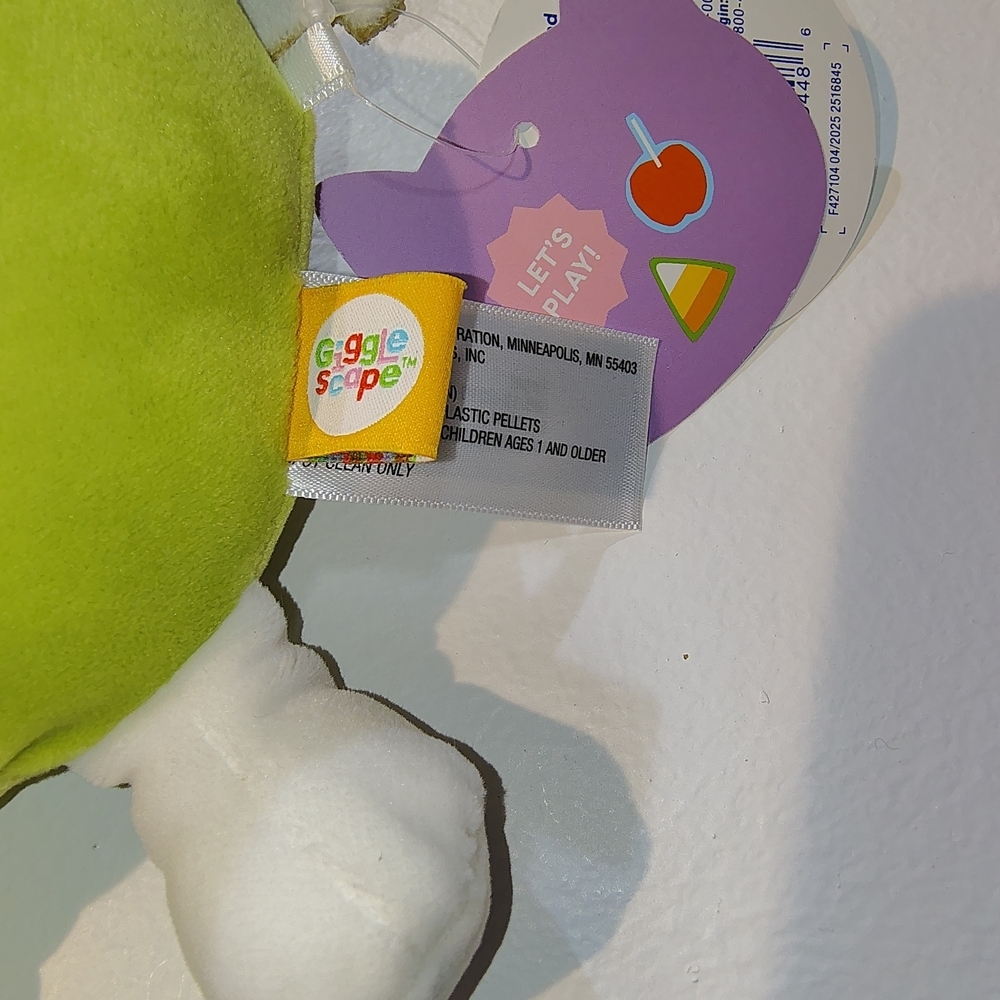 Giggle Scape Halloween Plush Caramel Green Apple New - Picture 5 of 8